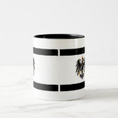 Königreich Preussen Nationalfahne Zweifarbige Tasse (Mittel)