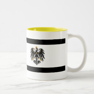 Königreich Preussen Nationalfahne Zweifarbige Tasse