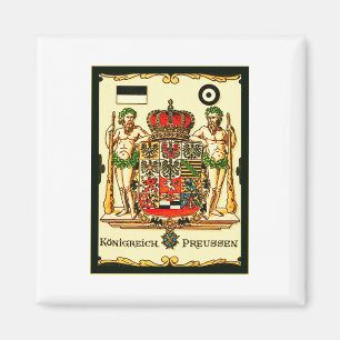 Königreich Preussen ~ Vintages Wappen drucken Magnet