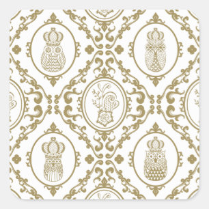 Königreich Quadratischer Aufkleber