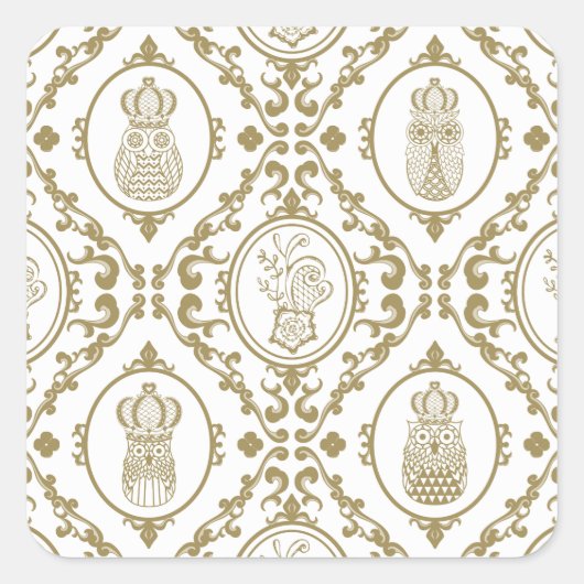 Königreich Quadratischer Aufkleber (Vorderseite)