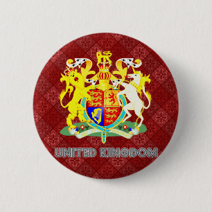 Königreich-Qualitäts-Wappen Button