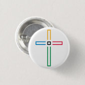 Königreich-Querknopf Button (Vorne & Hinten)