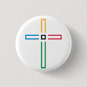 Königreich-Querknopf Button (Vorderseite)
