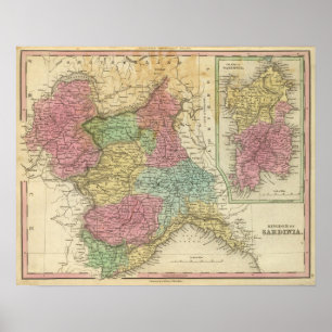 Königreich Sardinien Poster