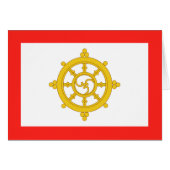 Königreich Sikkim-Flagge (Vorderseite (Horizontal))