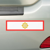 Königreich Sikkim-Flagge Autoaufkleber (Auf Auto)