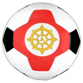 Königreich Sikkim-Flagge Fußball (Gedreht)