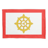 Königreich Sikkim-Flagge Kissenbezug (Vorderseite)