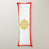 Königreich Sikkim-Flagge Seitenschläferkissen (Vorderseite Vertikal)