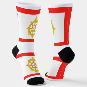 Königreich Sikkim-Flagge Socken