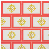 Königreich Sikkim-Flagge Stoff (Muster)