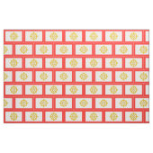 Königreich Sikkim-Flagge Stoff (Fat Quarter (45,7 x 55,9 cm))