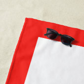 Königreich Sikkim-Flagge Strandtuch (Beispiel)