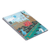 Königreich-Stadt-Szene Notizblock (Rechte Seite)