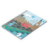 Königreich-Stadt-Szene Notizblock (Linke Seite)