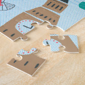 Königreich-Stadt-Szene Puzzle (Seite)