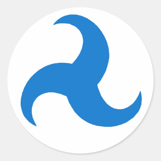 Königreich Trimaris Populace Abzeichen Runder Aufkleber (Vorderseite)