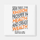 Königreich Unternehmer Christlich Magnet (Vorne)