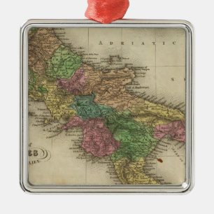 Königreich von Neapel oder von zwei Sicilies 2 Silbernes Ornament