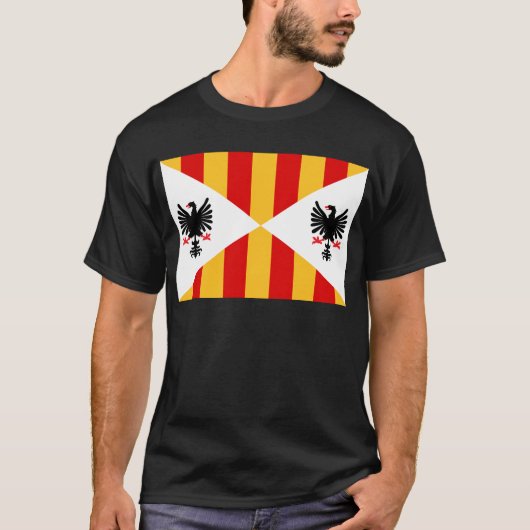 Königreich von Sizilien-Flagge T-Shirt (Vorderseite)