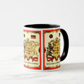 Königreich Württemberg ~ Vintages Wappen Tasse (VorderseiteRechts)