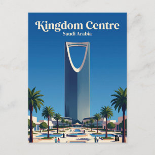 Königreich Zentrum Saudi-Arabien Postkarte