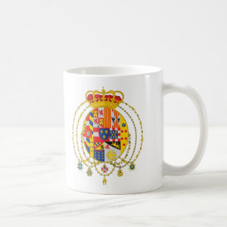 Königreich zwei Sicilies des Wappens Kaffeetasse