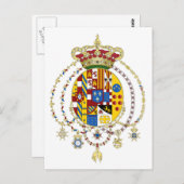 Königreich zwei Sizilien Offiziell Italien Postkarte (Vorne/Hinten)