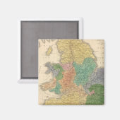 Königreiche der angelsächsischen Länder Magnet (Vorderseite/Rückseite)