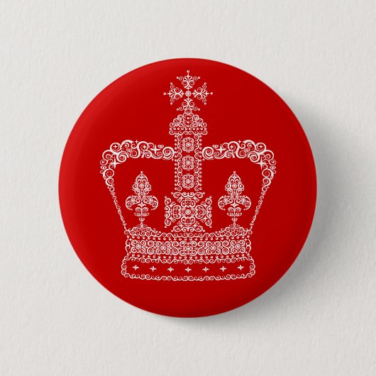 Königs- oder Königinnenkrone Button (Vorderseite)