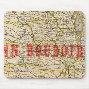 Königs- und Halbmondroute 2 Mousepad