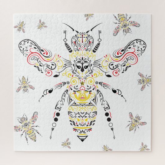 Königsbienen Puzzle (Vertikal)