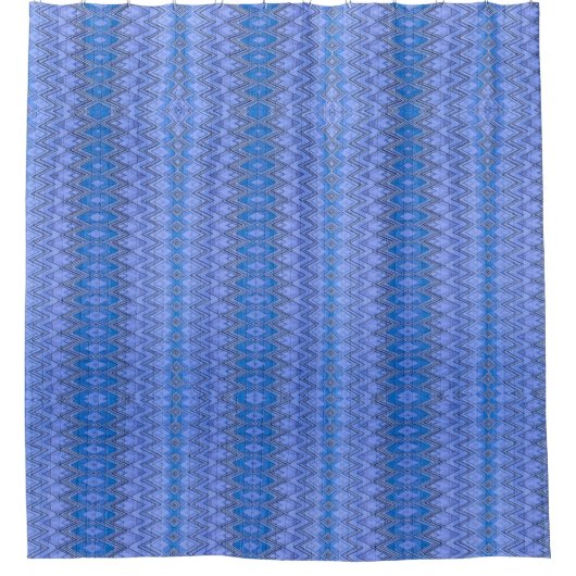 Königsblau Duschvorhang (Vorderseite)