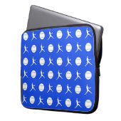 Königsblau Fastpitch Laptop-Hülse Laptopschutzhülle (Vorderseite Links)