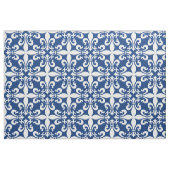 Königsblau French Fleur de Lys Pattern Stoff (Fat Quarter (45,7 x 55,9 cm))