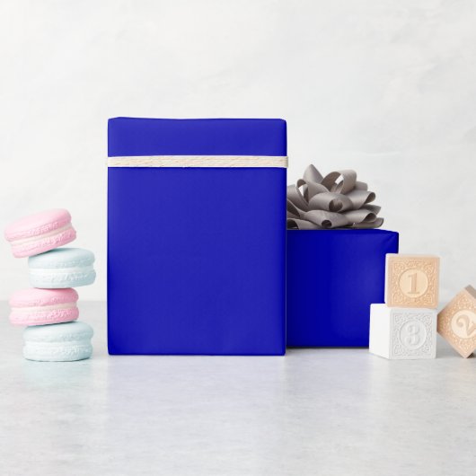 Königsblau Geschenkpapier (Babyparty)