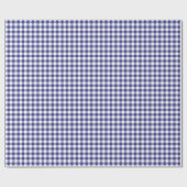Königsblau-Gingham-Packpapier Geschenkpapier (Flach)