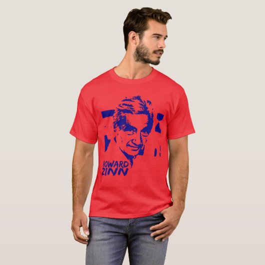 Königsblau Howards Zinn T-Shirt (Vorne ganz)