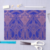 Königsblau, Jugendstil, königlich lila, Flora Seidenpapier (Handwerk)