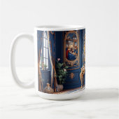 Königsblau Rococo Kaffeetasse (Links)