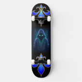 Königsblau Skateboard (Vorderseite)
