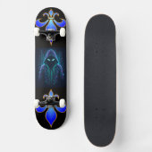 Königsblau Skateboard (Vorderseite)