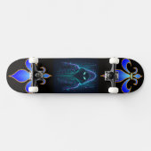 Königsblau Skateboard (Horizontal)