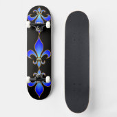 Königsblau Skateboard (Vorderseite)