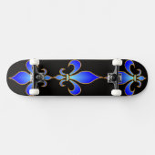 Königsblau Skateboard (Horizontal)