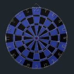 Königsblau und Schwarzes Dartscheibe<br><div class="desc">Königsblau-und Schwarz-Dartscheibe</div>