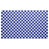 Königsblau-und Weiß-Schachbrett-Muster-Gewebe Stoff (Yard (91,4 cm))