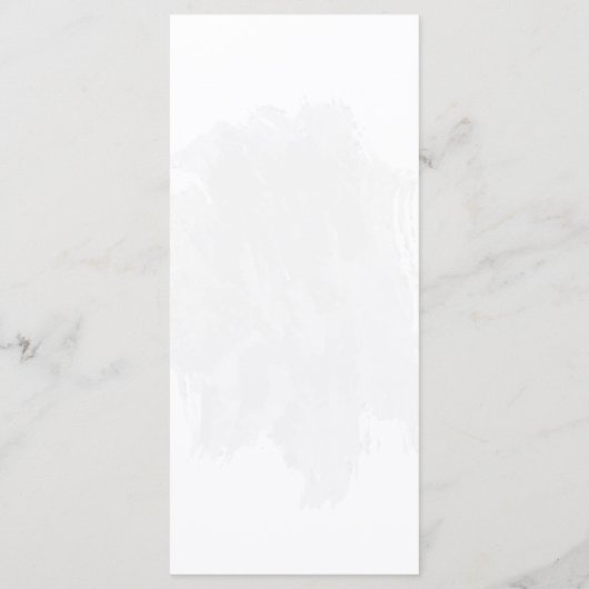 Königsblau und weiße Blume Silberbotanische Hochze Menükarte (Rückseite)