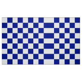 Königsblau-und weißeskariertes Muster-Gewebe Stoff (Fat Quarter (45,7 x 55,9 cm))